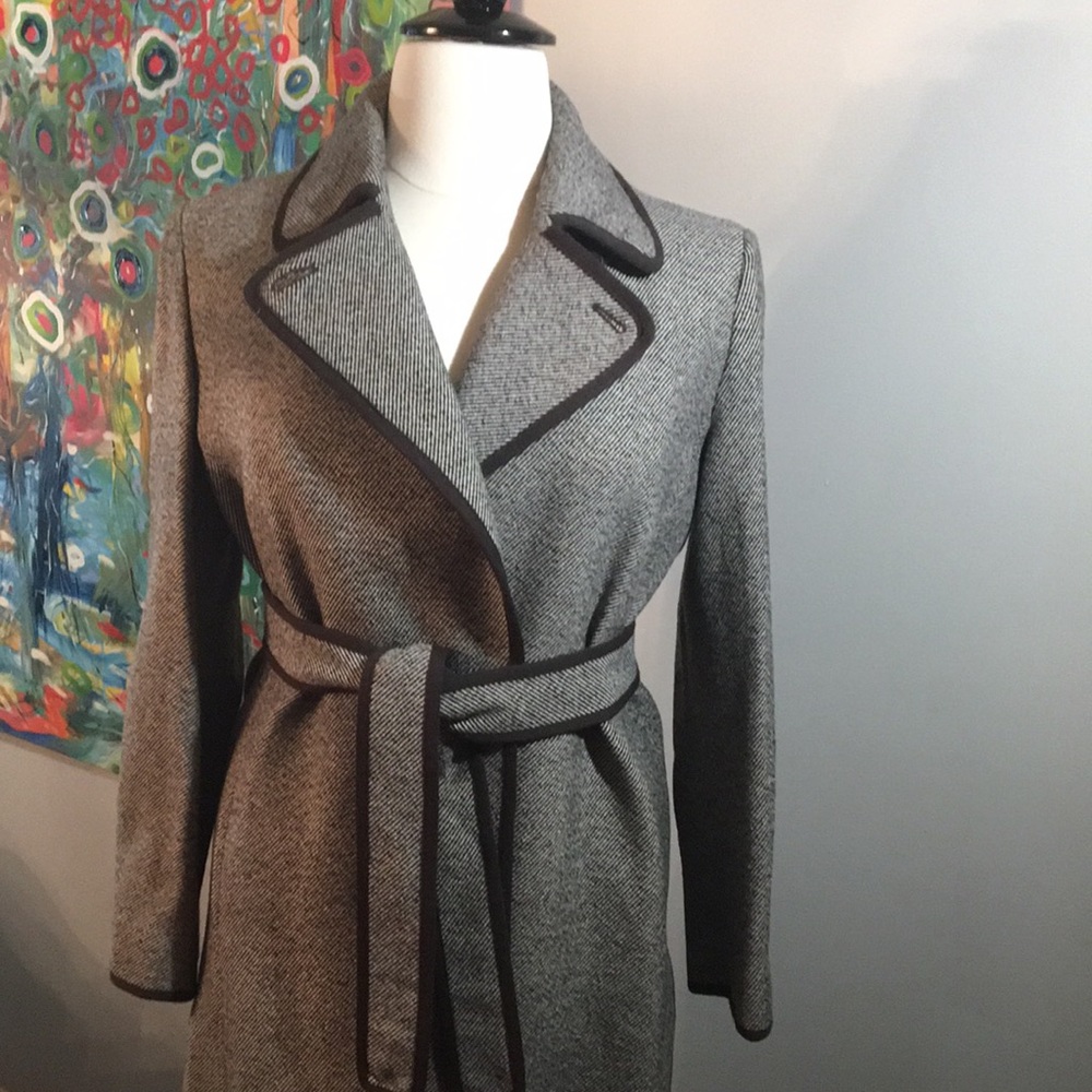 Tweed Trench Style Coat